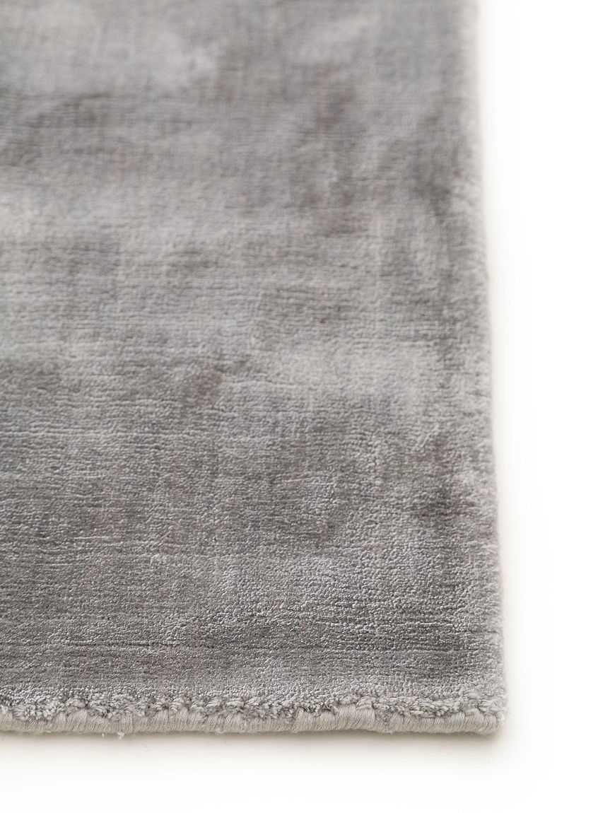 Viskoseteppich Nela 160x160 cm Grau