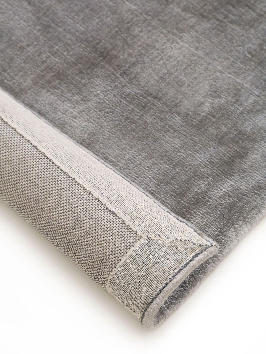 Viskoseteppich Nela 160x160 cm Grau
