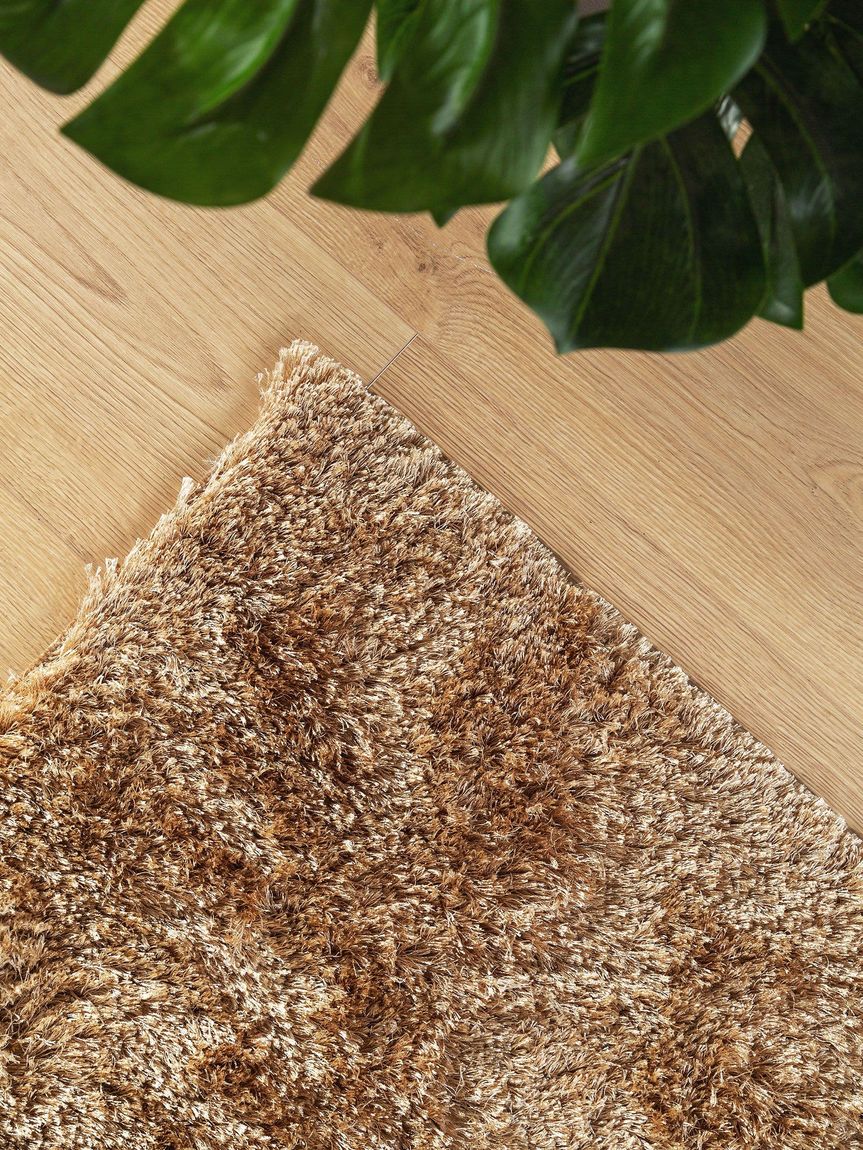 Hochflorteppich Läufer Francis 80x200 cm Beige / Hellbraun