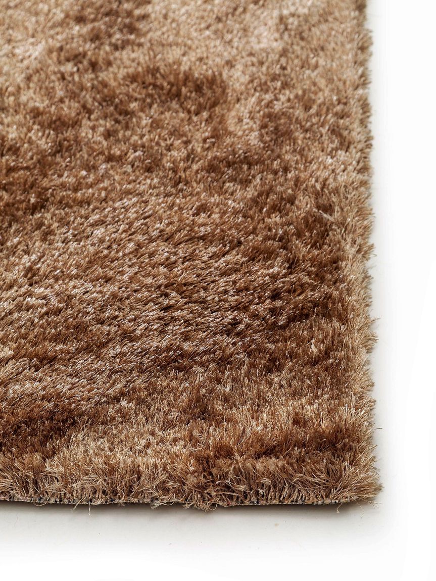Hochflorteppich Läufer Francis 80x200 cm Beige / Hellbraun