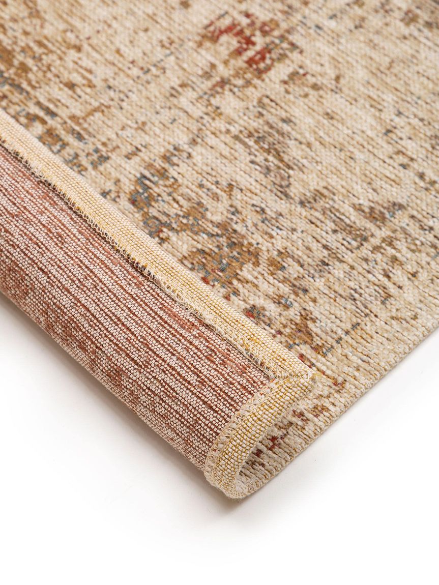 Flachgewebeteppich Frencie Beige - Voelpe