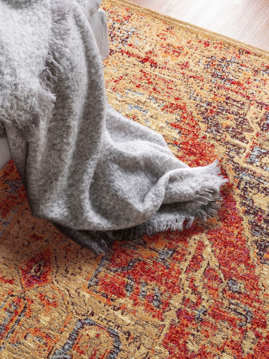 Flachgewebeteppich Stay Bunt