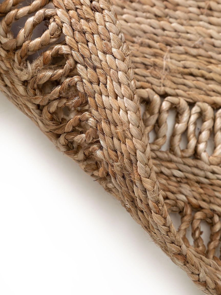 Fußmatte oval Kamala 60x90 cm Natur