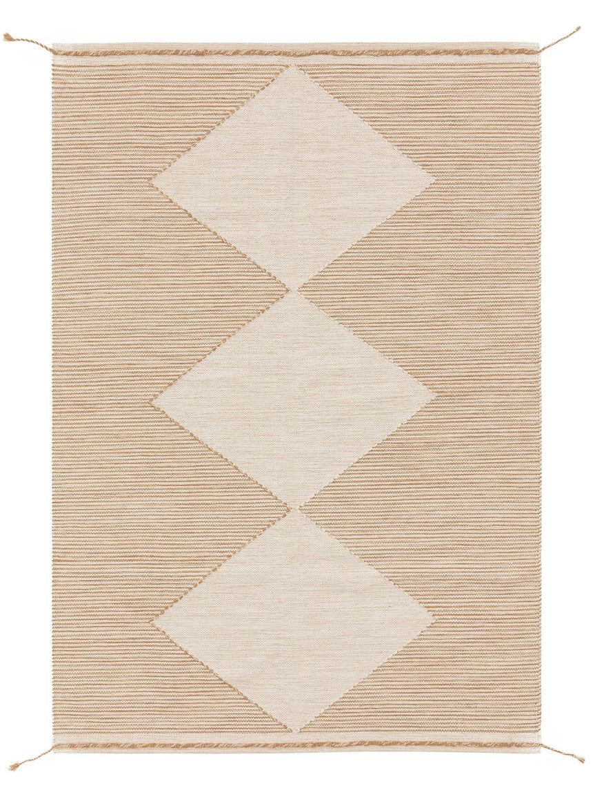 Wollteppich Nahla Beige - Voelpe