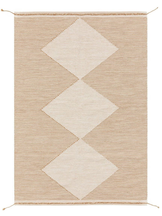 Wollteppich Nahla Beige - Voelpe