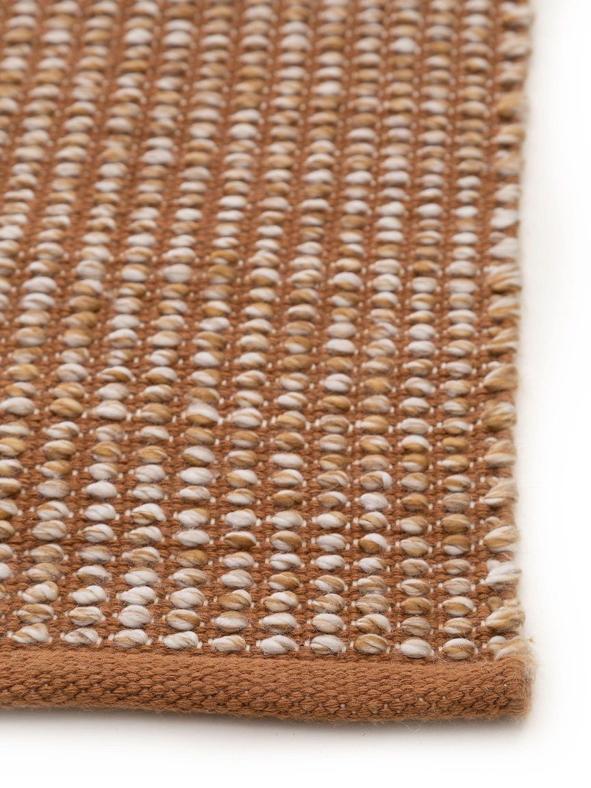 Teppich Läufer aus recyceltem Material Nyssa 70x200 cm Hellbraun