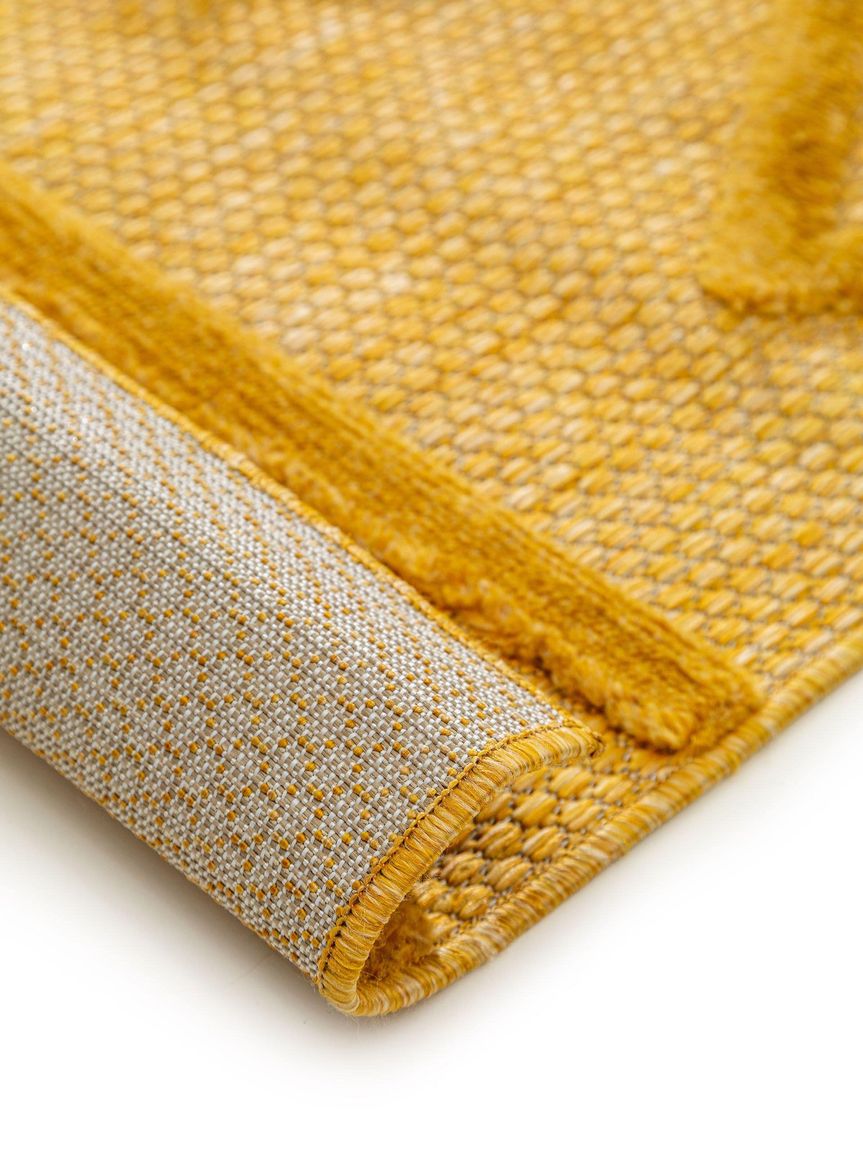 In- & Outdoor Teppich Bonte Läufer 75x220 cm Gelb