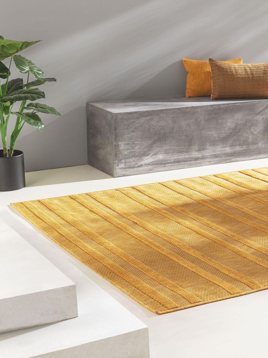 In- & Outdoor Teppich Bonte Gelb