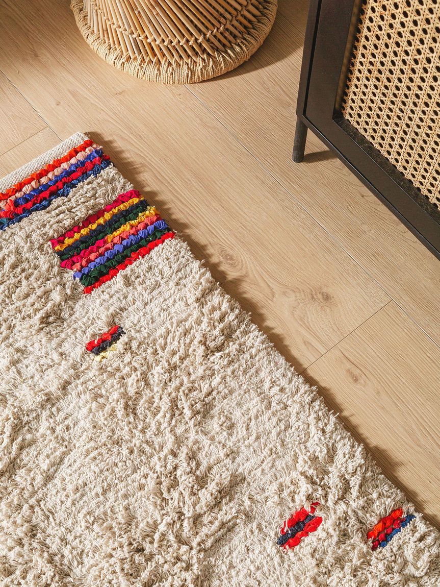 Baumwollteppich Läufer Winnie 70x200 cm Bunt
