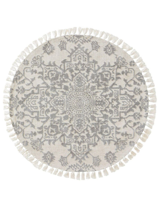 Teppich Elias Ø 150 cm rund Grau