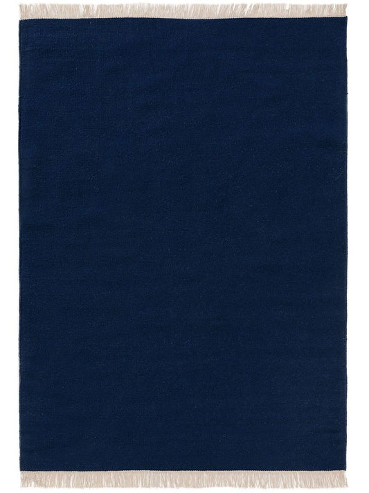 Wollteppich Liv Dunkelblau