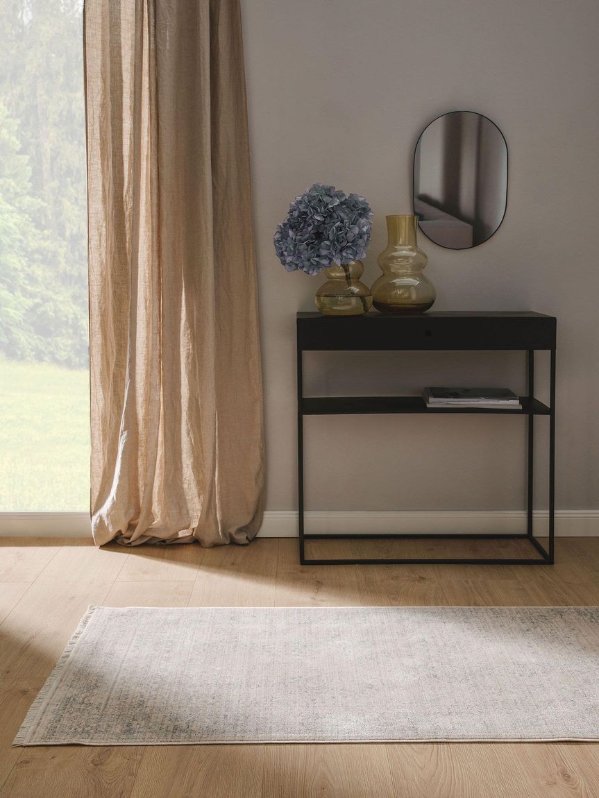 Viskoseteppich Läufer Haven 70x240 cm Beige