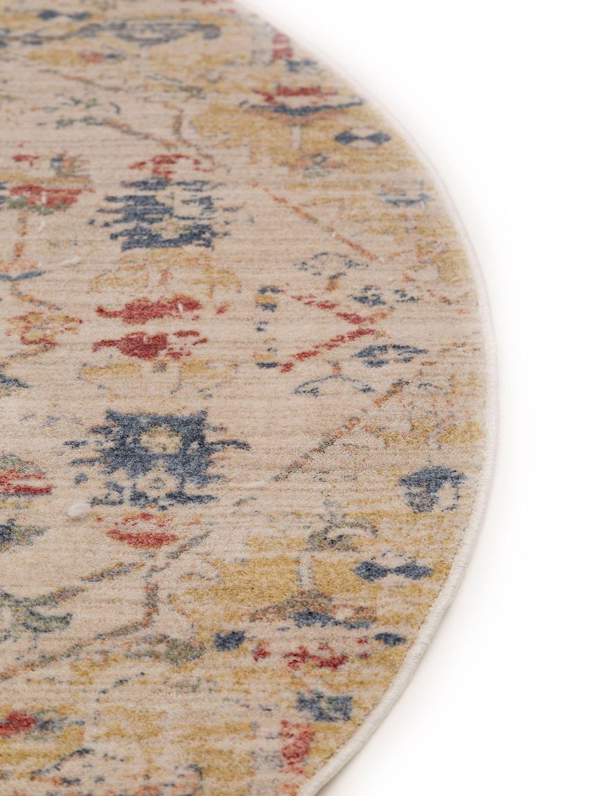 Viskoseteppich Haven Bunt / Beige