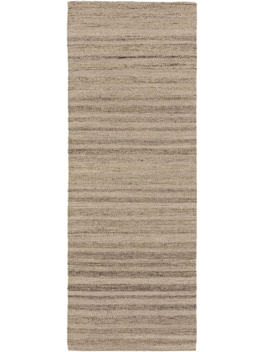 Wollteppich Läufer Nazar 70x200 cm Creame / Grau