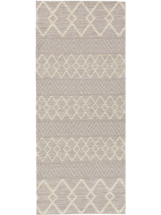 Flachgewebeteppich Läufer Henna 70x240 cm Beige