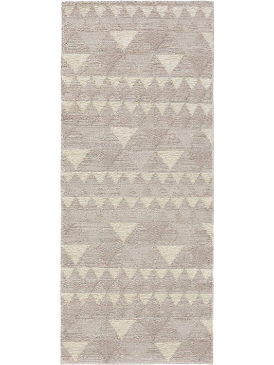 Flachgewebeteppich Läufer Henna 70x240 cm Beige