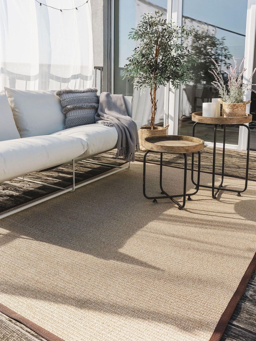 In- & Outdoor Teppich Nandi Beige - Voelpe