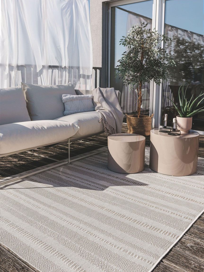 In- & Outdoor Teppich Anuk Beige - Voelpe