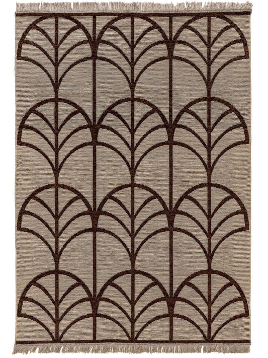 Juteteppich Bailey 250x350 cm Beige / Braun