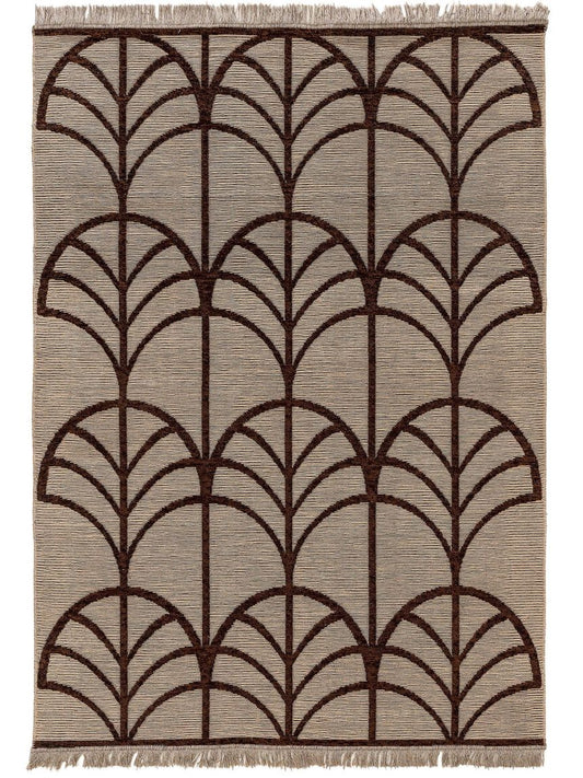 Juteteppich Bailey 250x350 cm Beige / Braun