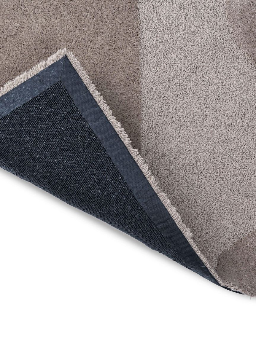 Wollteppich Twinset Mural Taupe