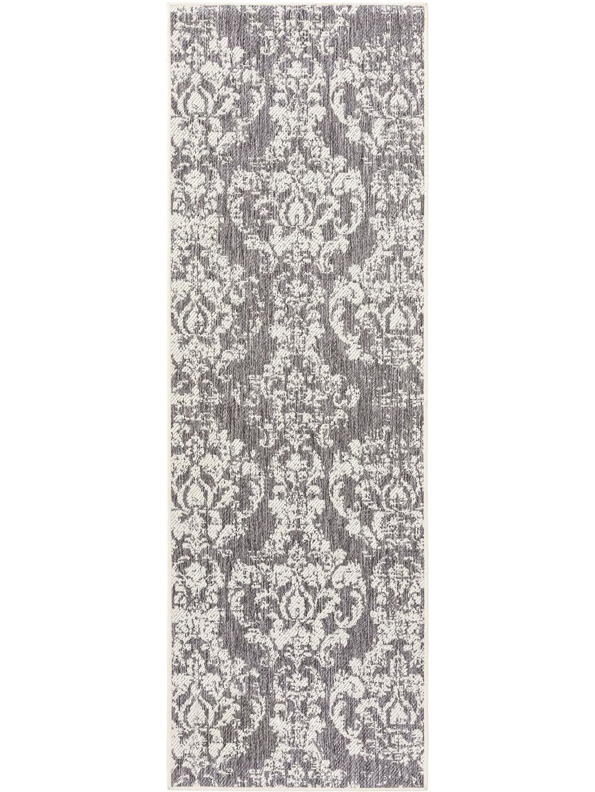 Wendeteppich / Läufer Terrazzo 80x240 cm Grau / Blau