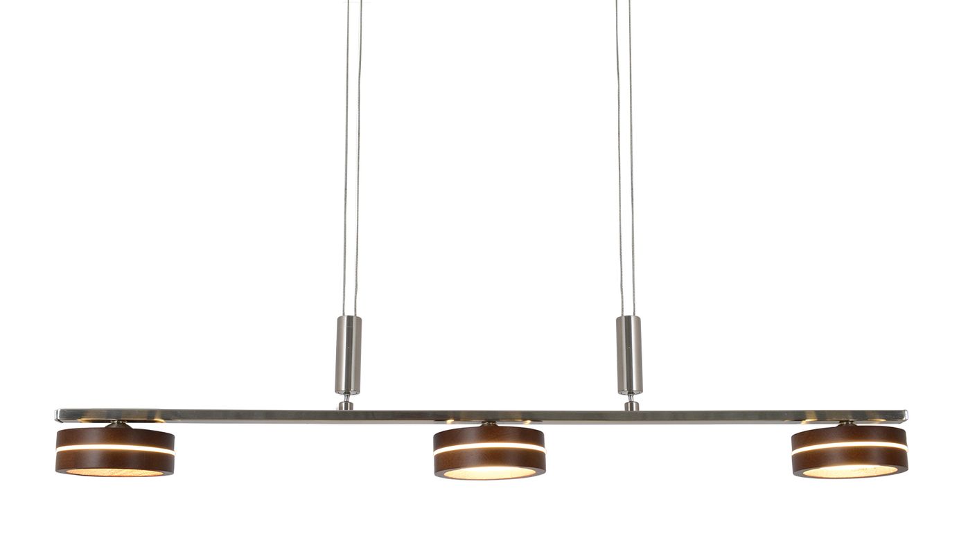 Triberg Pendelleuchte LED 75x10cm Braun - Voelpe