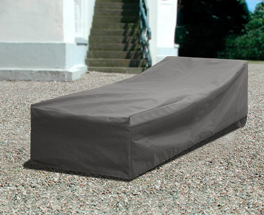 Profi-Schutzhülle für Sonnenliege auf Rollen 200x75x40 cm (BxTxH) Hellgrau