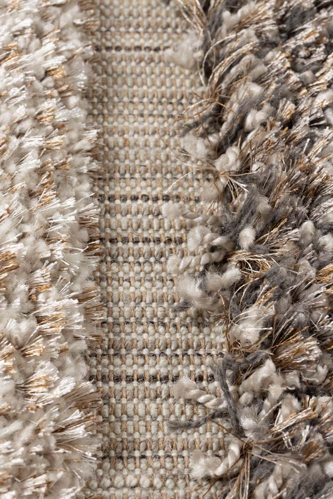 Hochflorteppich ZEST verschiedene Größen Grau