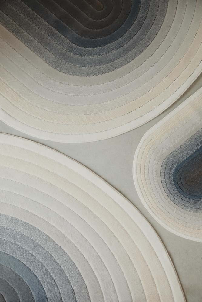 Teppich OLYMPIC verschiedene Größen Blau / Weiß
