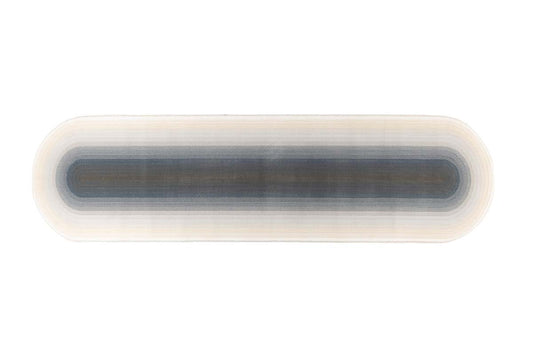 Teppich OLYMPIC 245x67 cm Blau / Weiß