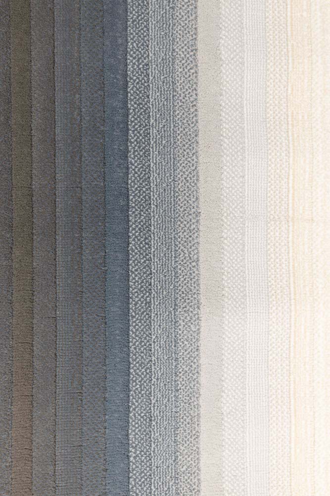 Teppich OLYMPIC 245x67 cm Blau / Weiß