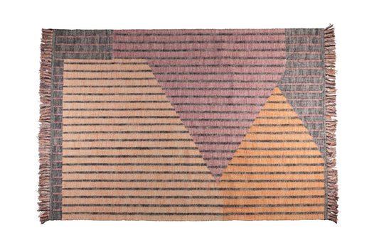 Hampton Teppich 200 x 300 cm Rosa / Orange