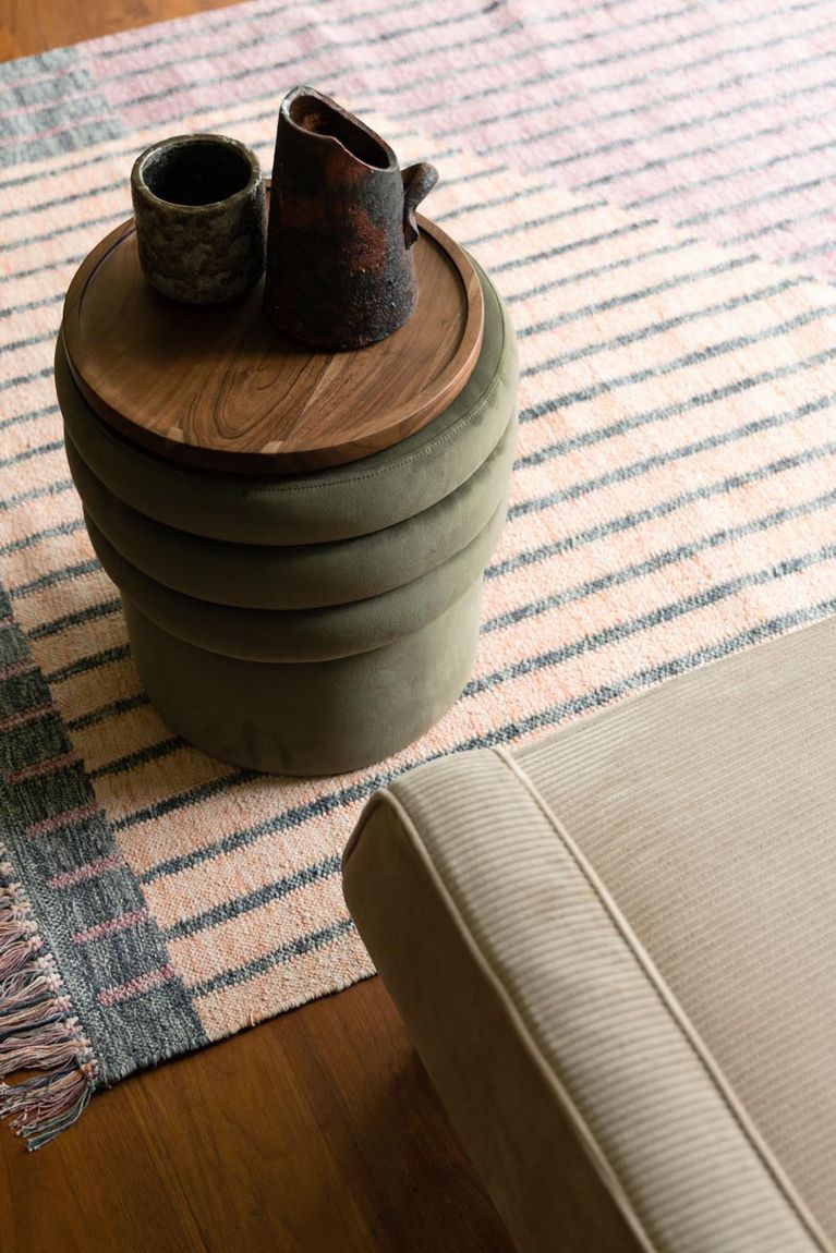 Hampton Teppich 200 x 300 cm Rosa / Orange