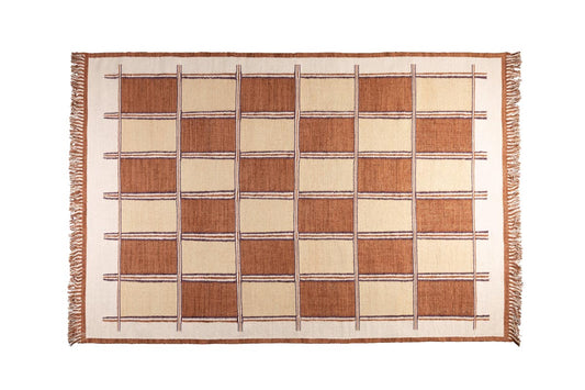 Gambit Teppich 160 x 230 cm Beige / Braun