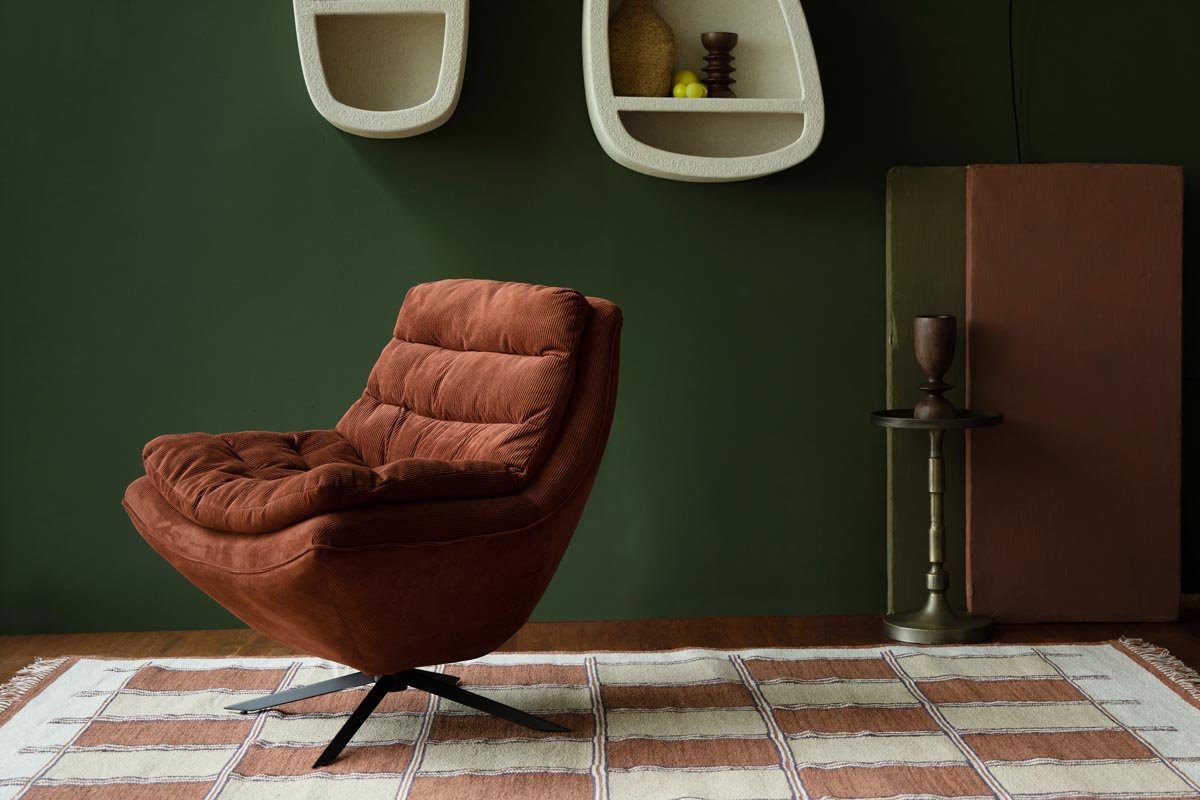 Gambit Teppich 160 x 230 cm Beige / Braun