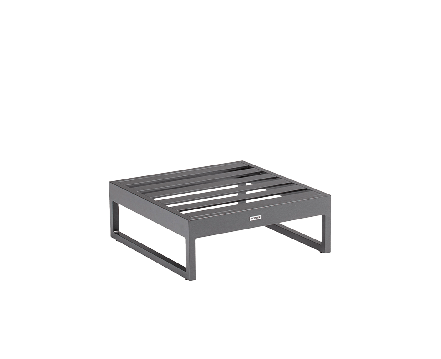 Kettler Ocean Skid Platform Gartenlounge Ecklounge mit Ablage Anthrazit / Hellgrau