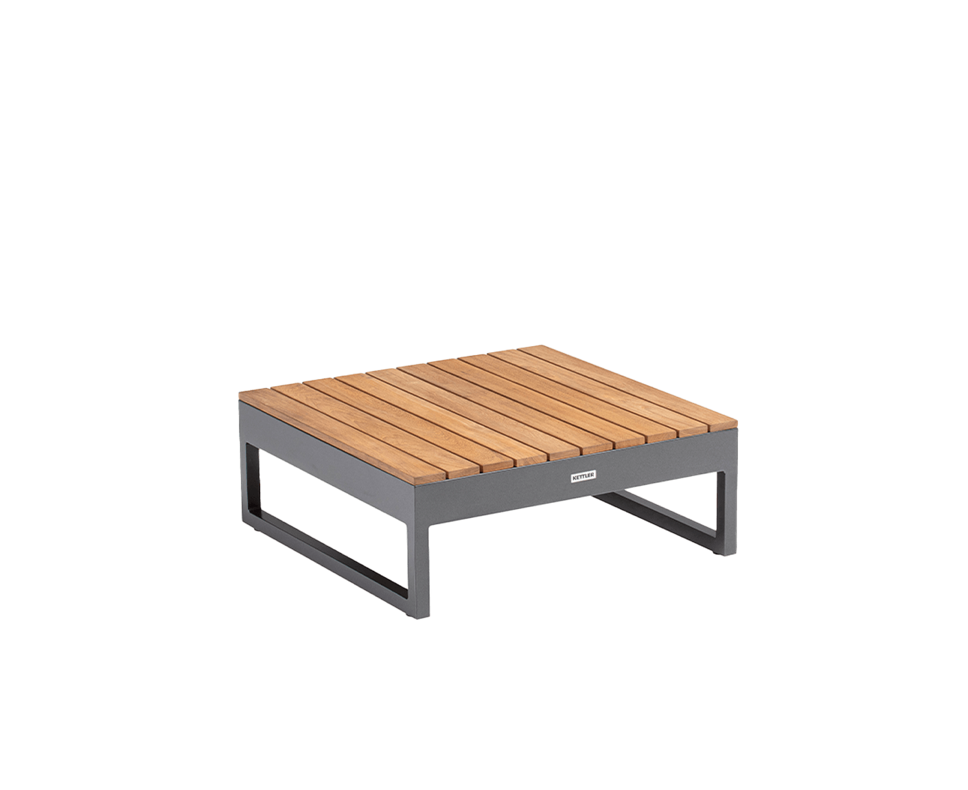 Kettler Ocean Skid Platform Gartenlounge 313 x 313 cm Hellgrau meliert