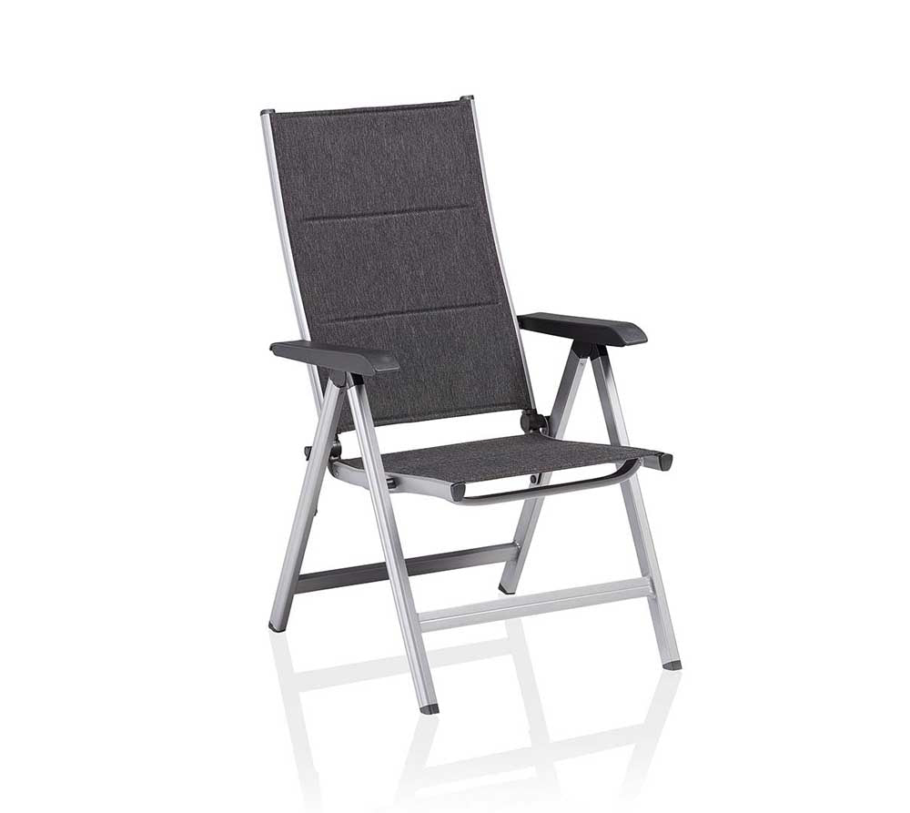 Kettler Cubic / Kettalit Gartenset 5tlg. Anthrazit / Silber