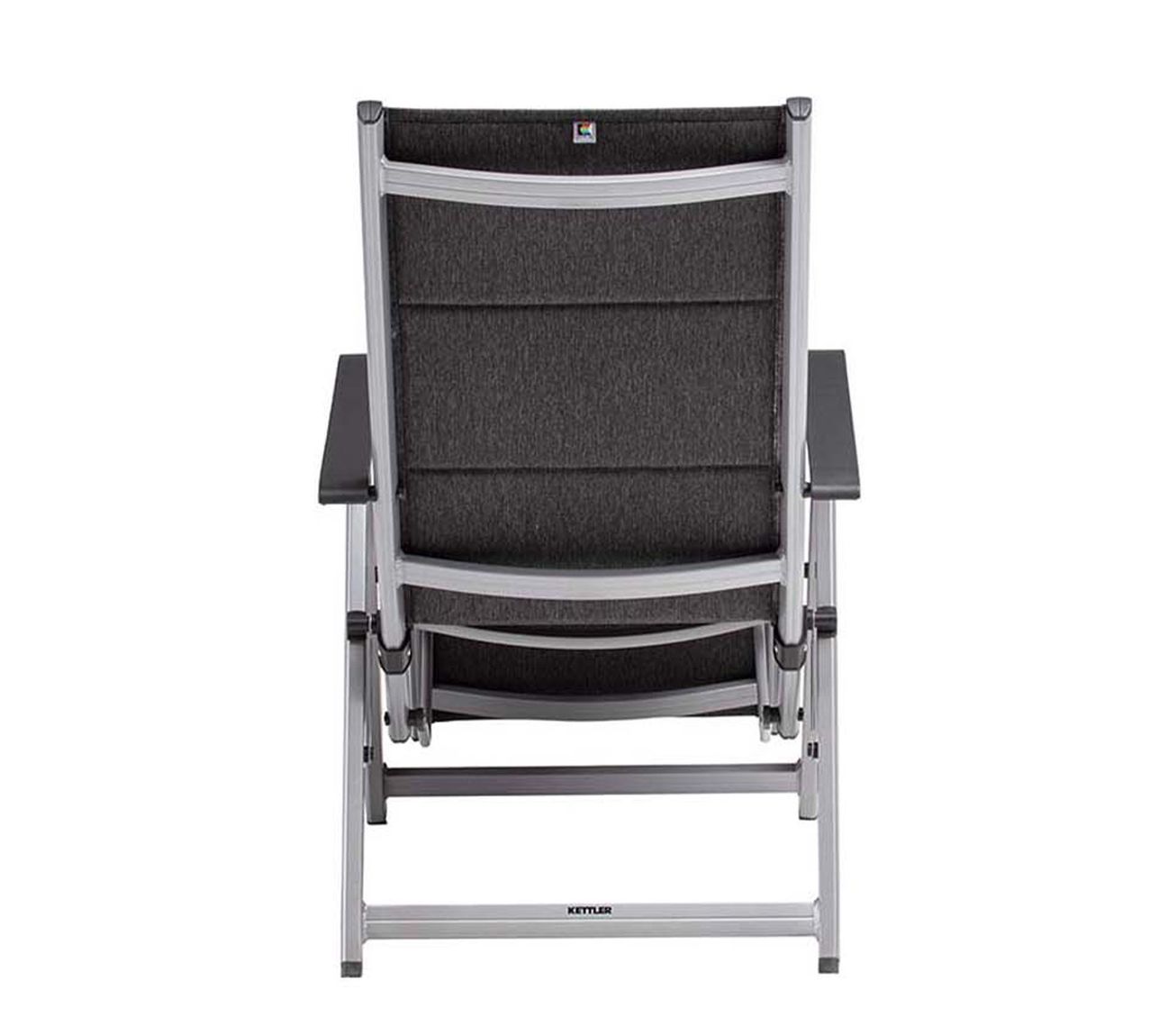 Kettler Basic Plus Padded Relaxsessel Silber / Anthrazit - Voelpe