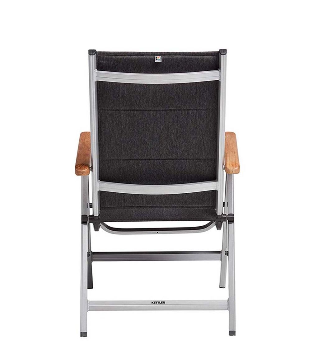 Kettler Granada Padded Multipositionssessel Silber / Anthrazit