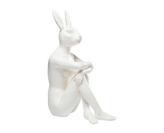 Deko Figur Rabbit Gillie Weiß 39 cm