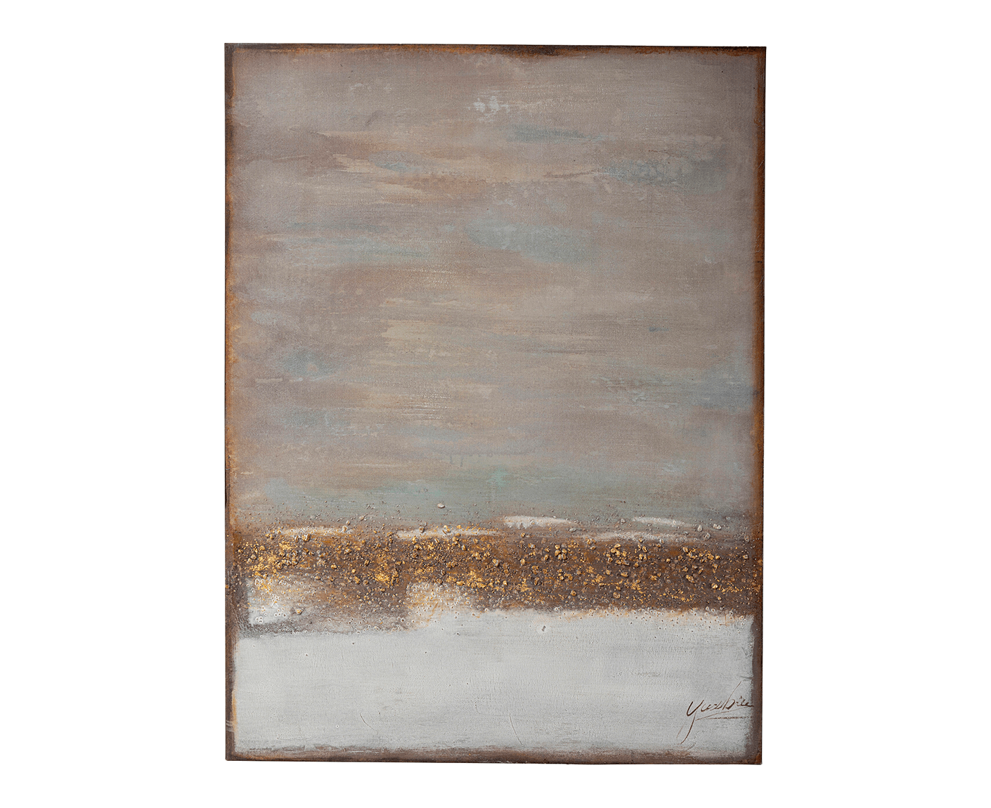 Acrylbild Gemälde Abstract Horizon 90x120 cm