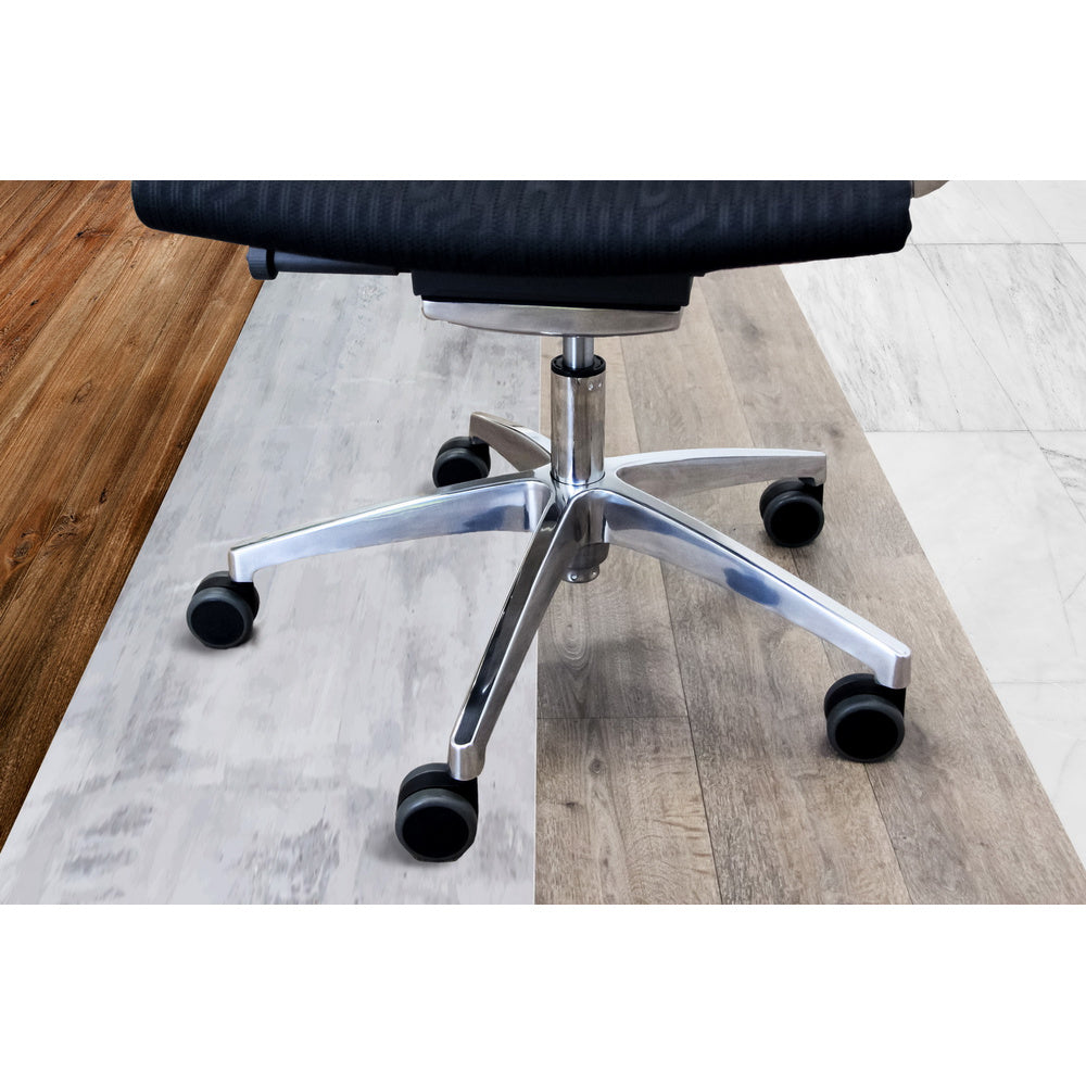 5x Hartbodenrollen ROLO 10mm / 65mm Büro-Stuhl-Rollen für Hartböden