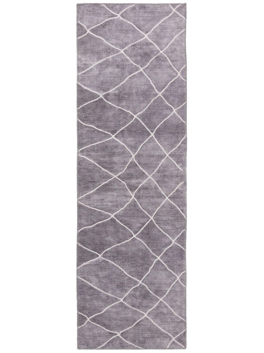 Wendeteppich / Läufer Ana 75x230 cm Grau