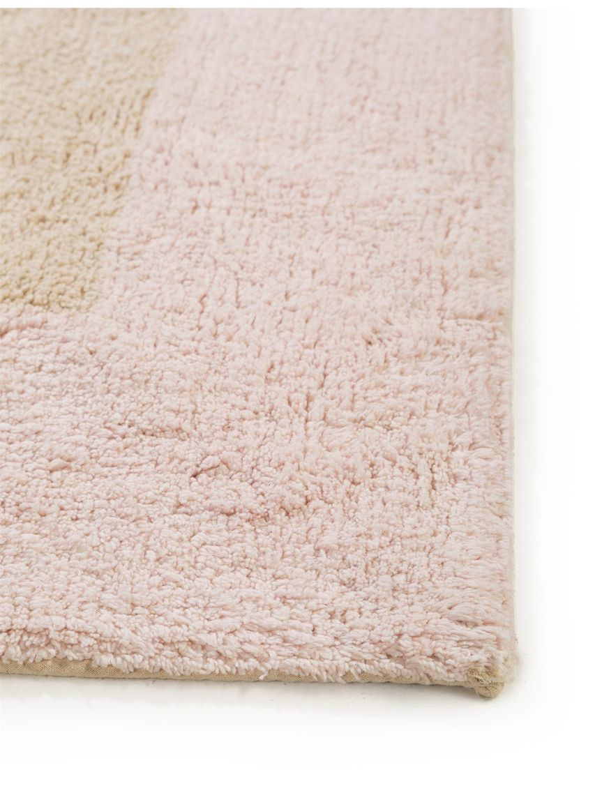 Waschbarer Kinderteppich Inka 150x150 cm Rosa