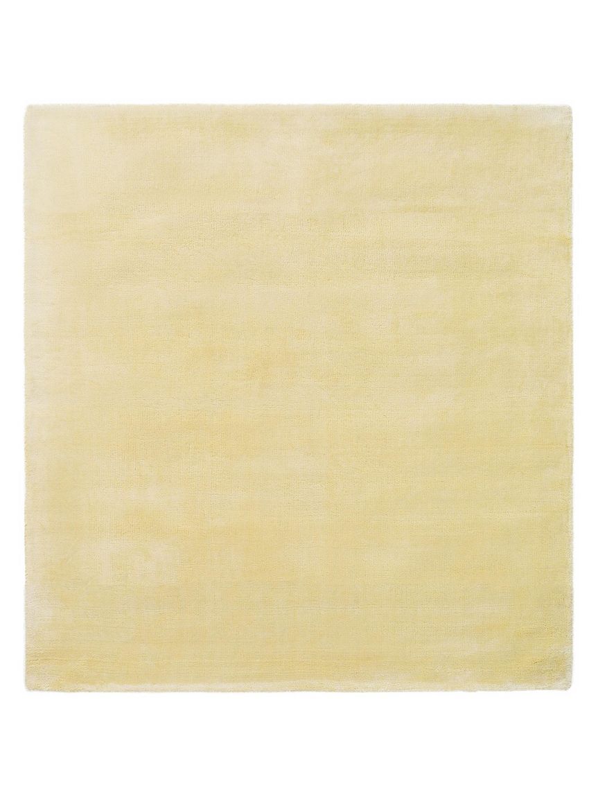 Viskoseteppich Donna 200x200 cm Gelb