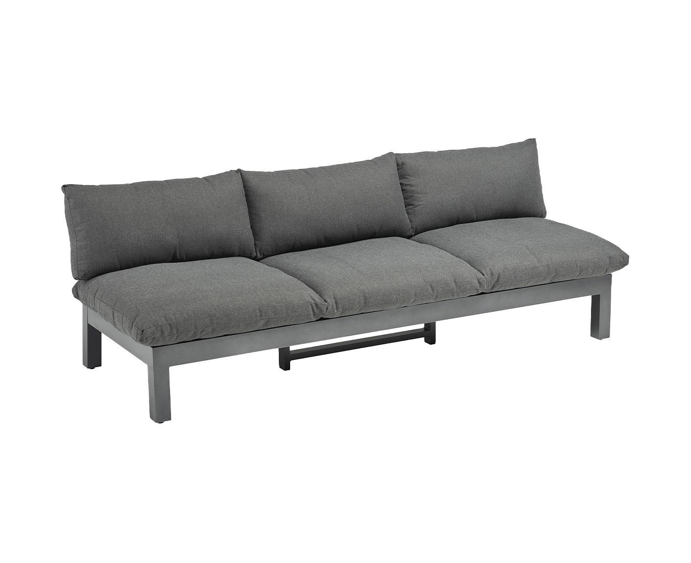 Kettler Gartenlounge Comfort Loungeset Outdoorsofa 6-teilig Anthrazit / Graphit