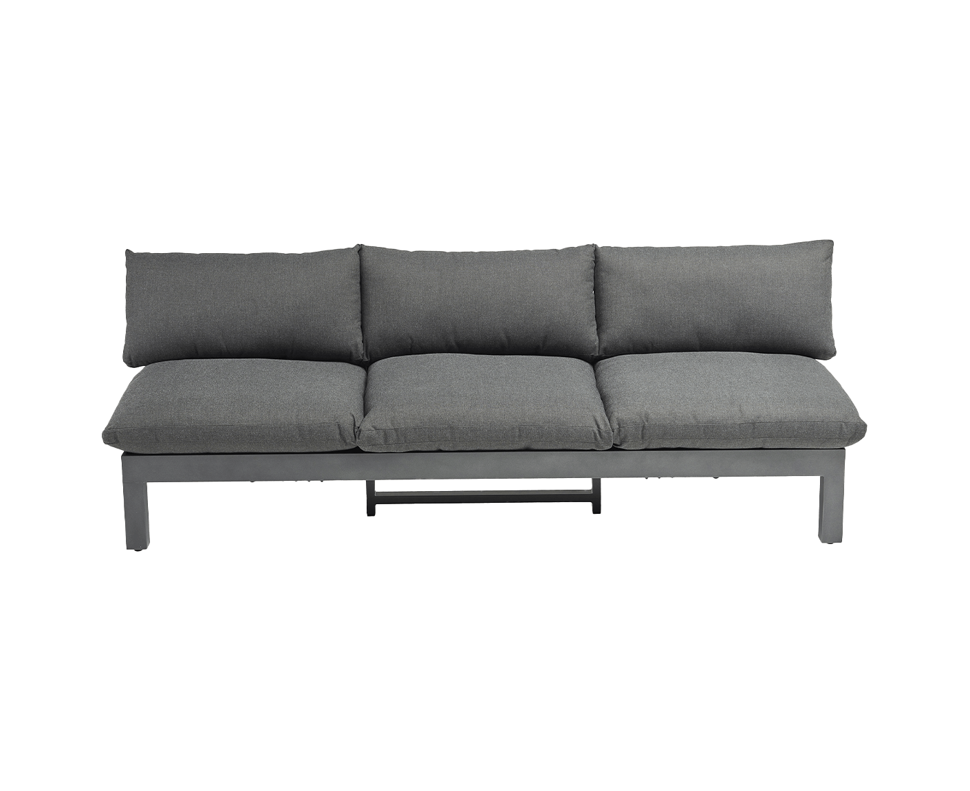 Kettler Gartenlounge Comfort Loungeset Ecklounge Outdoorsofa 5-teilig Anthrazit / Graphit