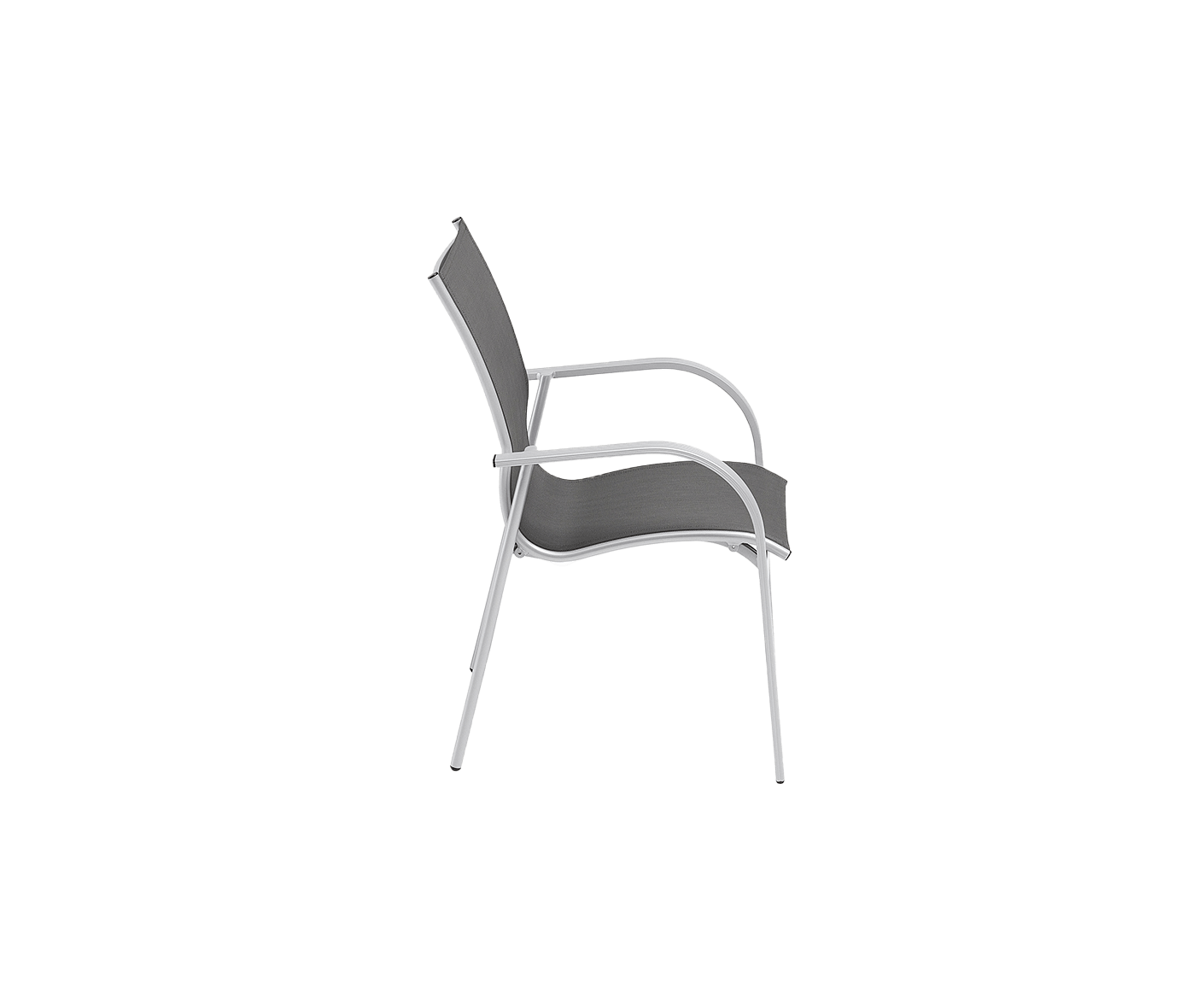 Kettler Tampa Gartenmöbelset 5-teilig 140/210 x 70 cm Silber / Anthrazit